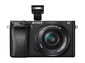 Sony Alpha A6300L 24.2 MP Digital SLR Camera (Black) with 16-50 mm Lens (ILCE-6300L) price in India.