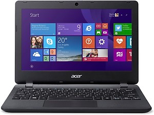 Acer Aspire ES1-520-32UP Notebook (NX.G2JSI.002) (AMD APU E1- 4GB RAM- 1TB HDD- 39.62cm (15.6)- Windows 10) (Black) price in India.