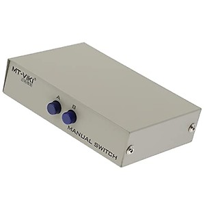 Optimuss DB 9 Pin Male Female Connector Serial 2 Port RS232 Data Sharing Switch price in India.