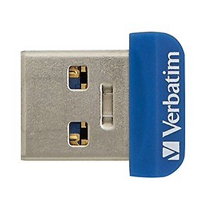 Verbatim 16GB Store 'n' Stay Nano USB 3.0 Flash Drive, Blue 98709 price in India.