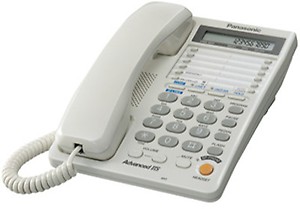 Panasonic Two line KX-T2378MXWD Corded Telephone (White) price in India.