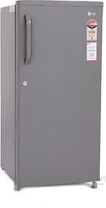 LG 185 L Direct Cool Single Door 3 Star Refrigerator  (Dim Grey, GL-195CLGE4) price in India.