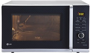 LG 32 L Convection Microwave Oven  (MC3283AMG, Black Checker) price in India.