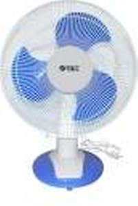Orbit Flash 400mm 3 Blade Table Fan (White & Blue) price in India.