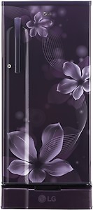 LG GL-D191KPOW 188 L Inverter 3 Star Direct Cool Single Door Refrigerator (Purple Orchid) price in India.
