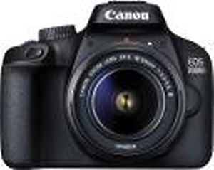 Canon EOS 3000D DSLR Camera 1 Camera Body, 18 - 55 mm Lens  (Black) price in .