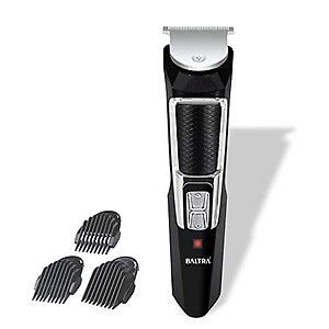 BALTRA True Cordless Beard Trimmer, 2 Year Warranty ; Runtime: 45 minutes and 3-6-9mm Adjustable length settings (Black) price in India.