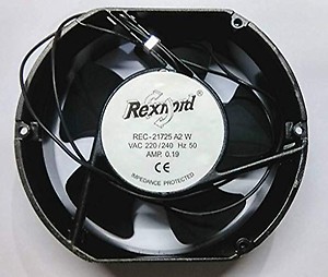 Rexnord 21725 A2 W - Exhaust Fan (6" x 6" Round, Black) price in India.