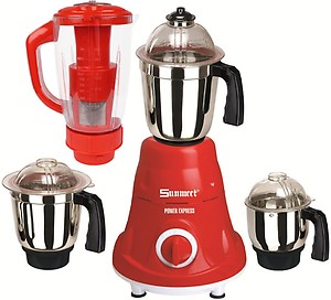 Sunmeet 600 Watts MG16-603 4 Jars Mixer Grinder Direct Factory Outlet price in India.