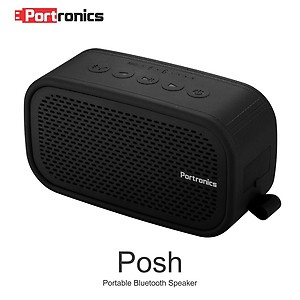 Portronics POR-567 Posh wireless Portable Bluetooth speaker ( Black ) price in India.