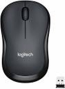 Logitech M221 CHARCOAL MOUSE Wireless Optical Mouse  (2.4GHz Wireless, Black) price in India.