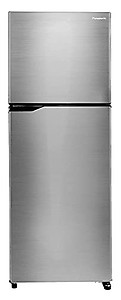 Panasonic 309 L Frost Free Double Door 3 Star Refrigerator  (Shiny Silver, NR-TG321CUSN) price in .