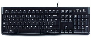 Logitech K120 / Full-Size, Spill-Resistant, Curved Space Bar Wired USB Desktop Keyboard price in .