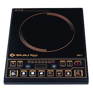 BAJAJ Majesty ICX 7 Induction Cooktop  (Black, Push Button) price in India.