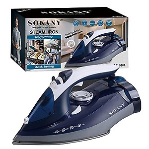 RHYDON Steam Iron, Handheld Portable Electric Iron with Steam Burst Anti-Drip Spray Iron, Brust Of Steam, Self Cleaning,Vertical Ironing, Non-Stick Coated Soleplate -2400W price in India.