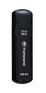 Transcend JetFlash 750 32GB USB 3.0 Pen Drive, Black price in India.