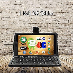 IKALL N5 Tablet 7 inch (16GB, 4G, LTE, Voice Calling, Black) price in India.