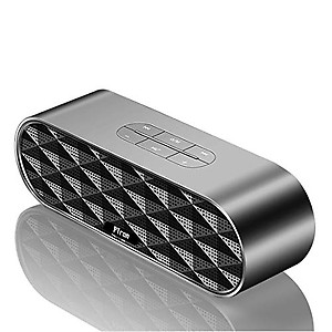 PTron Mojo Bluetooth Speaker, Portable 2x3W Speaker with Natural Stereo Sound, Dual Speaker, Mic, Aux, Micro SD Card Slot & USB Slot - (Grey) price in India.