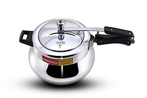Carnival aluminium desire model pressure cooker 5.5 ltr (inner lid) pure virgin aluminium price in India.