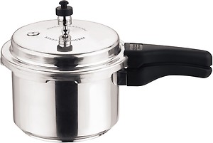 KITCHEN ESSENTIALS Stainless Steel Ib.Pressure Cooker-5Ltr(Inner Lid) price in India.