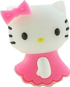 Microware Hello Kitty Shape Designer Pen Drive 4 GB  (Pink) price in .