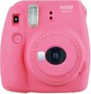 Fujifilm instax Mini 9 Instant Camera (Flamingo Pink) and instax Film Twin Pack (20 Exposures) Bundle price in India.