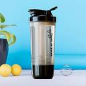ACTIONWARE PAP ANNOUNCER Protein Shaker Bottle with Storage Compartment and Stainless Steel Blender Ball for Pre/Post Workout, Gym, Cycling (Black) price in India.