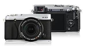 Fujifilm X-E2 16.3 MP Compact System Digital Camera with 3.0-Inch LCD and 18-55mm Lens (Black) price in India.