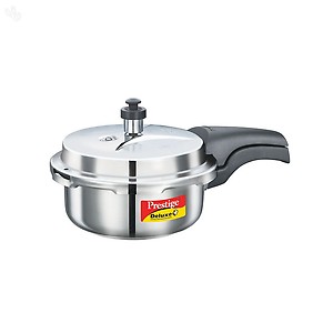 Prestige Deluxe Alpha Outer Lid Stainless Steel Pressure Cooker, 2 Litres, Silver, 2.11 Quarts price in India.