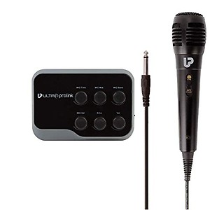 ULTRAPROLINK Sing Along Karaoke Bluetooth Mixer UM1002 with |Recording|Microphone & Bluetooth Receiver Amplifier with Echo for Mobile Phones price in India.
