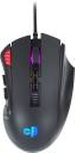 CosmicByte Equinox Gamma 16000DPI 12 Buttons, Pixart PAW3389 Wired Optical Gaming Mouse  (USB 2.0)