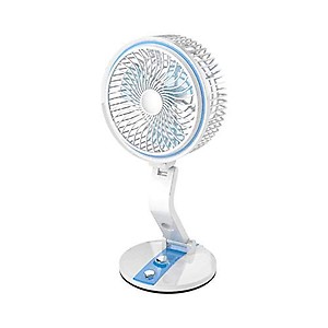 Device Rechargeable Multifunction Folding Fan with LED light 360° Rotating (Assorted, 2 Watts) price in India.