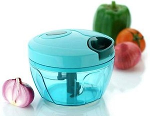 ST Present Chopper Vegetable Cutter, Fruit Chopper Dry Fruit Cutter Nuts Cutter Salad Cutter chatni Cutter Pool (450 ml) Multi Color price in India.