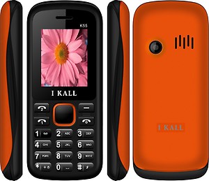 IKALL K55 1.8 inch Dual Sim Mobile (Black & Red) price in India.