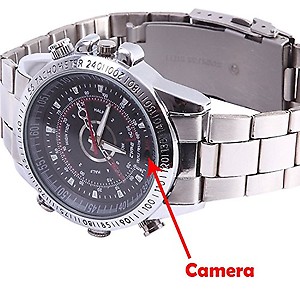 AGPtek for Jasoos Imported from Taiwan Spy Wrist Watch Camera Hidden Video/Audio Recording, 4GB Memory price in India.