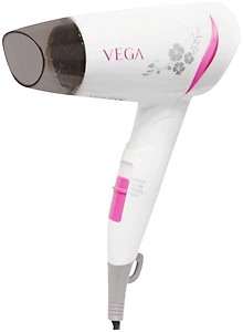 VEGA Go Style For Fast Drying, with Folding Handle for Men & Women VHDH-18 Hair Dryer  (1200 W, White) price in India.