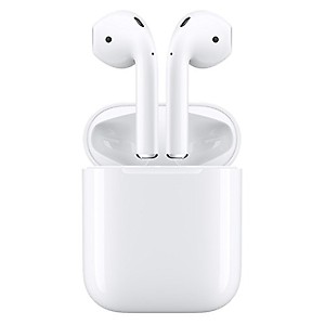 Apple AirPods (2nd gen) with Charging Case Bluetooth Headset with Mic  (White, True Wireless) price in India.