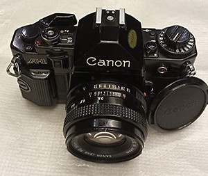 Canon A-1 SLR 35mm Vintage Film Camera price in India.