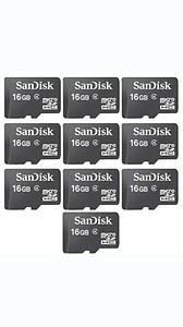 SanDisk 16 GB Class 4 Memory Card (Combo Of 2) price in India.