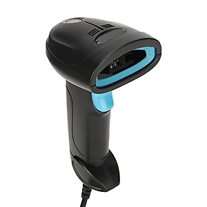 Portable Barcode Scanner, USB 1D 2D Waterproof Barcode Reader with Fill Light, Handhold Bar Code Scanner for Store, Supermarket, Warehouse price in India.