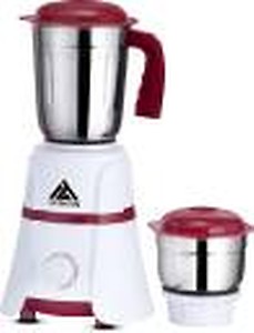 Athots Foster Pro Powerful Hybrid 100% Copper Motor 550-Watt Mixer Grinder with 2 Jars | Liquidizing and Chutney Jar, Stainless Steel blades | 3 Speed Options with 1 Year Warranty (Light Brown , White) price in India.
