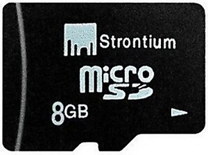 Strontium 8GB SD Memory Card (Class 4) price in India.