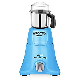 MasterClass Sanyo 1000-watts Rocket Mixer Grinder with Stainless Steel Chutney Jar (350 Ml) EPA375, Red price in India.