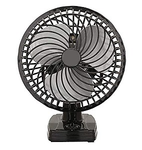 VEENA@ High Speed Mini Wall Cum Table Fan Small Size 3 Speed Setting With Powerful Copper Touch Motor 9 Inch Black 225 Mm Table Fan For Home,Office,Kitchen Make In India Model-Black Cutie_C18960 price in India.