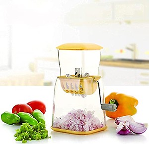 harshudhi Plastic Onion, Chilly & Vegetable Cutter with Lid 1-Piece (Multi) price in India.
