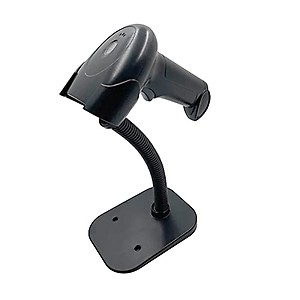 CATKOO USB Barcode Scanner 1D Handheld Wired Bar Code Reader with Stand Support Paper Code Compatible with Windows Android Linux System for Supermarket Library Book Shop Logistics Retail Warehouse price in India.