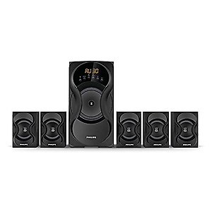 Philips Audio SPA5162B 60W 5.1 Channel USB Wired Speaker Systems - Black price in India.