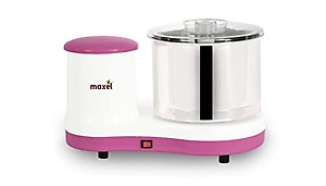 Maxel Tiny Table Top Wet Grinder, 1 Litre, 11Kg, 1 Piece (Pink & White) price in India.