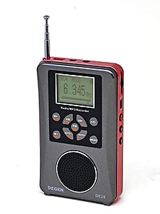 Degen DE28 3-in-1 Rechargeable AM FM Short wave Radio, Radio and Voice Recorder & MP3 Player with Built-in Micro SD TF Card Reader price in India.