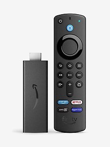 Fire TV Stick (3rd Gen, 2021) with Alexa Voice Remote (Black)